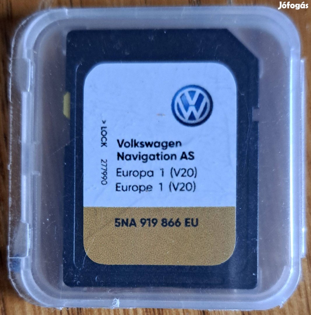 VW Volkswagen (Skoda) V20 navigációs 32GB-os SD-kártya
