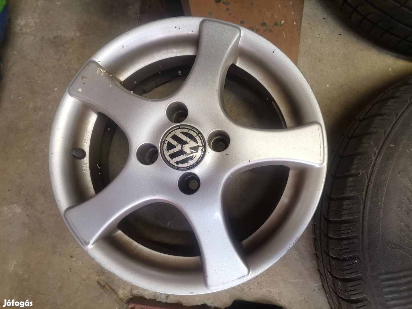 VW  Polo gyári alufelni 14"-es méretben
