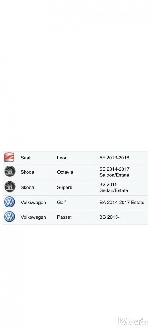 VW, Seat, Skoda 4x4 automata váltó 