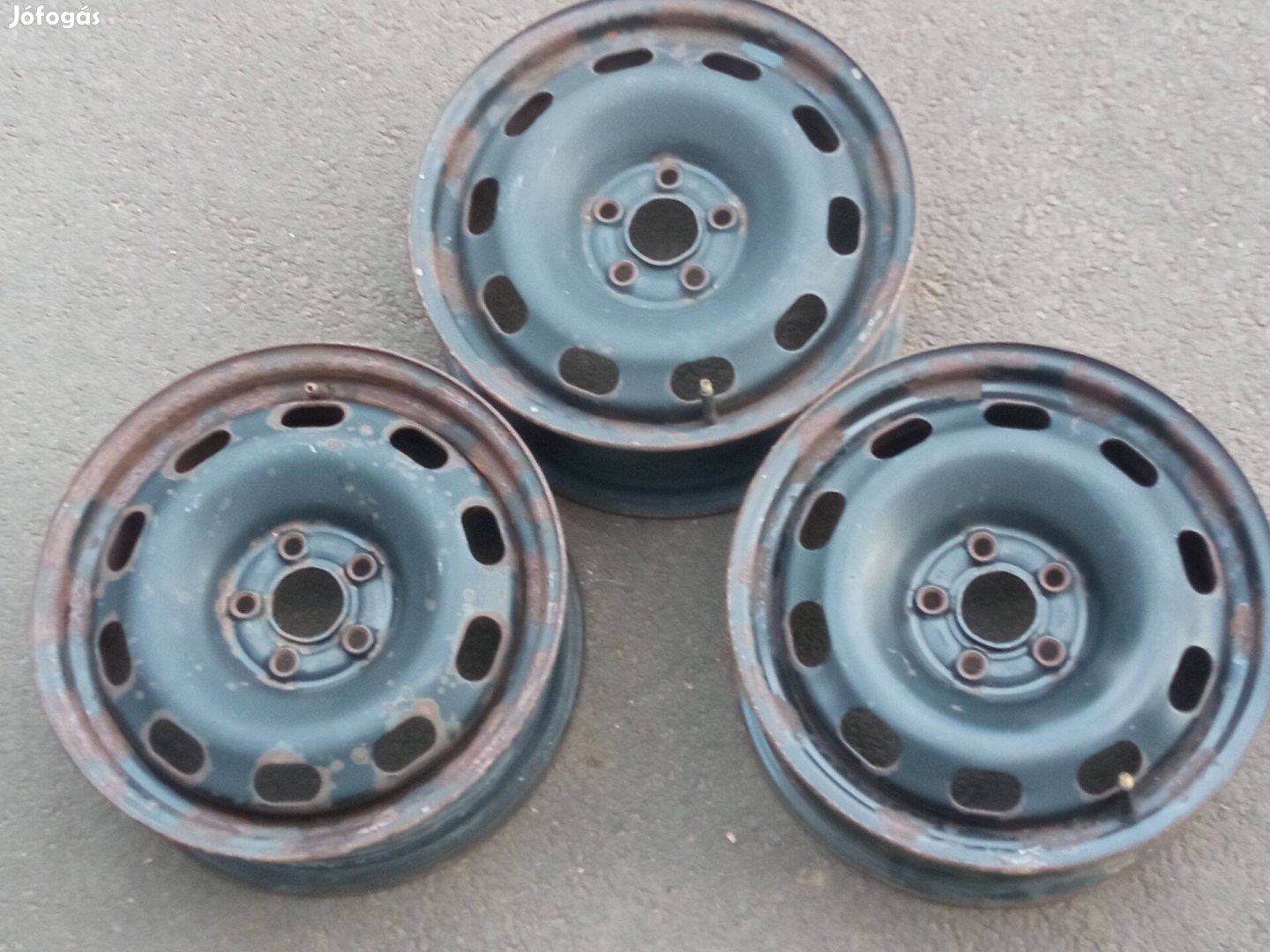 VW, Skoda, Audi, Seat 6x15, 5x112 acélfelni 3 db