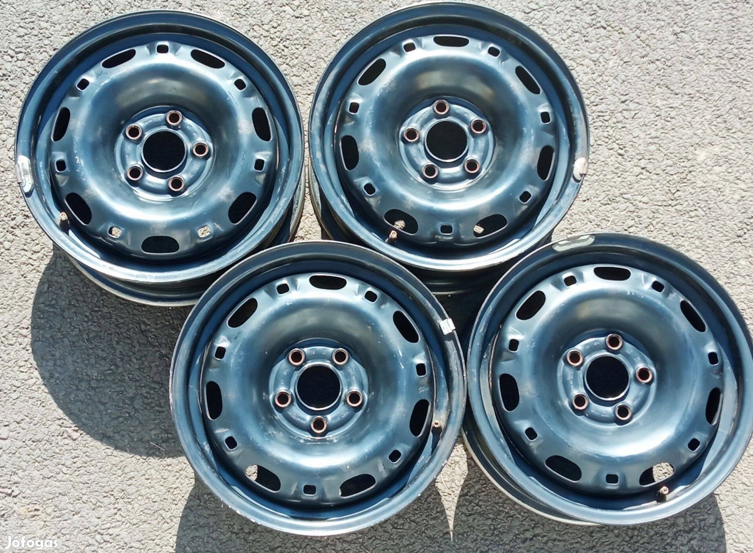 VW, Skoda, Seat 6x14, 5x100 acélfelni 4 db