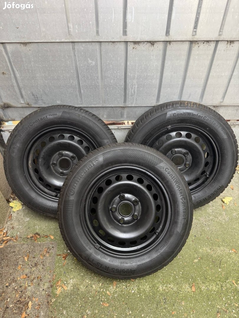 VW / Audi / Skoda / Seat 15" lemezfelni téli premium gumival 