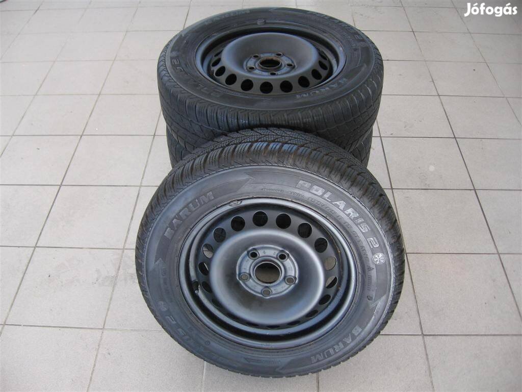 VW , Seat acélfelni Barum 195/65 R15 téli gumival eladó