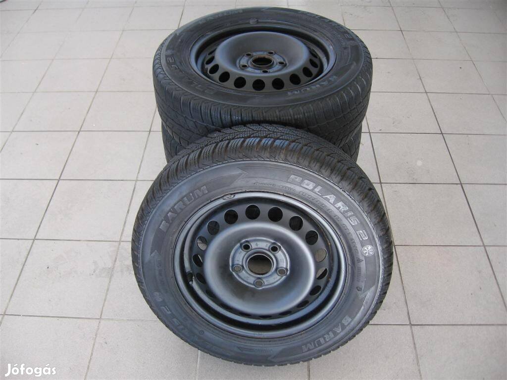 VW , Seat acélfelni Barum 195/65 R15 téli gumival eladó