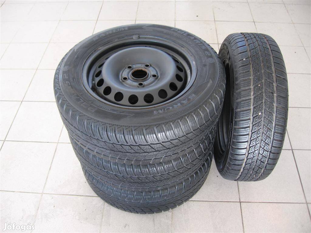 VW , Seat acélfelni Barum 195/65 R15 téli gumival eladó