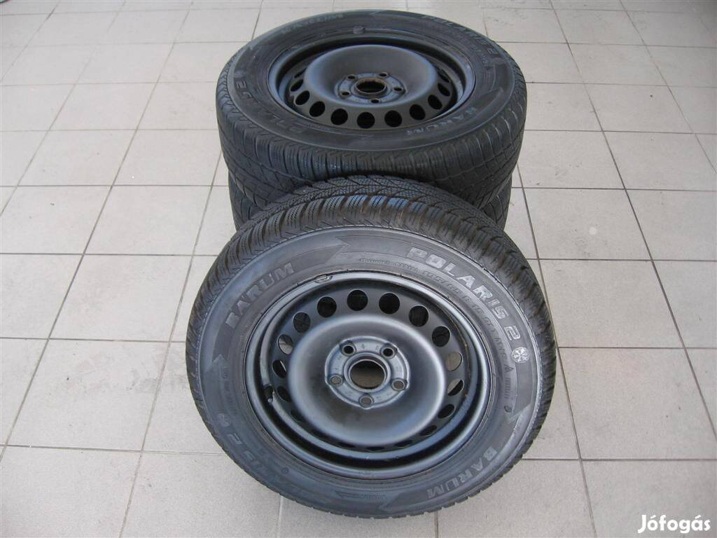VW , Seat acélfelni Barum 195/65 R15 téli gumival eladó