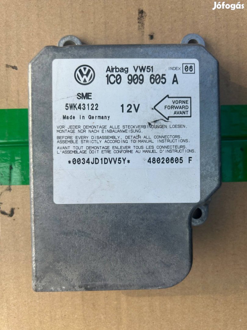VW airbag elektronika 1C0 909 605 A