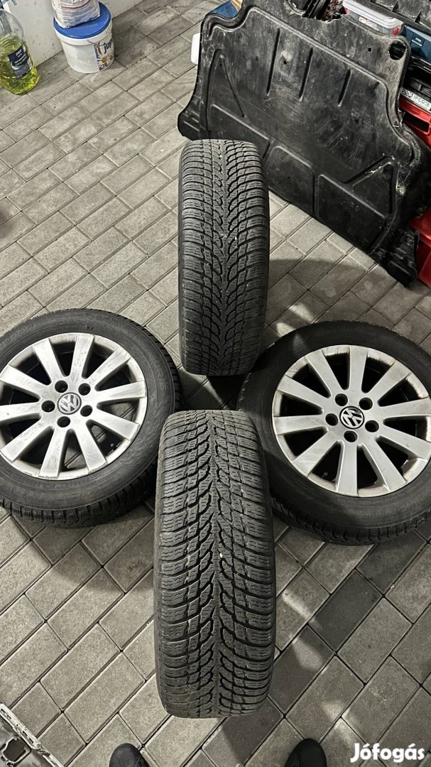 VW alufelni téli gumival 