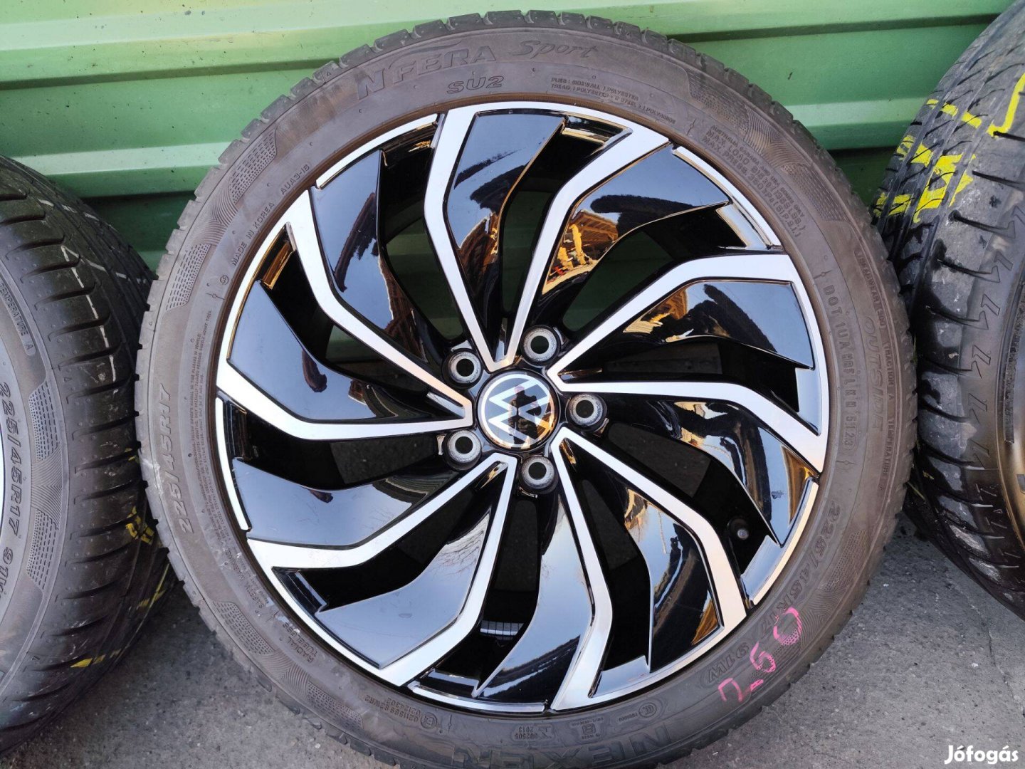 VW golf gyári alufelni 5x112 17" touran Jetta caddy