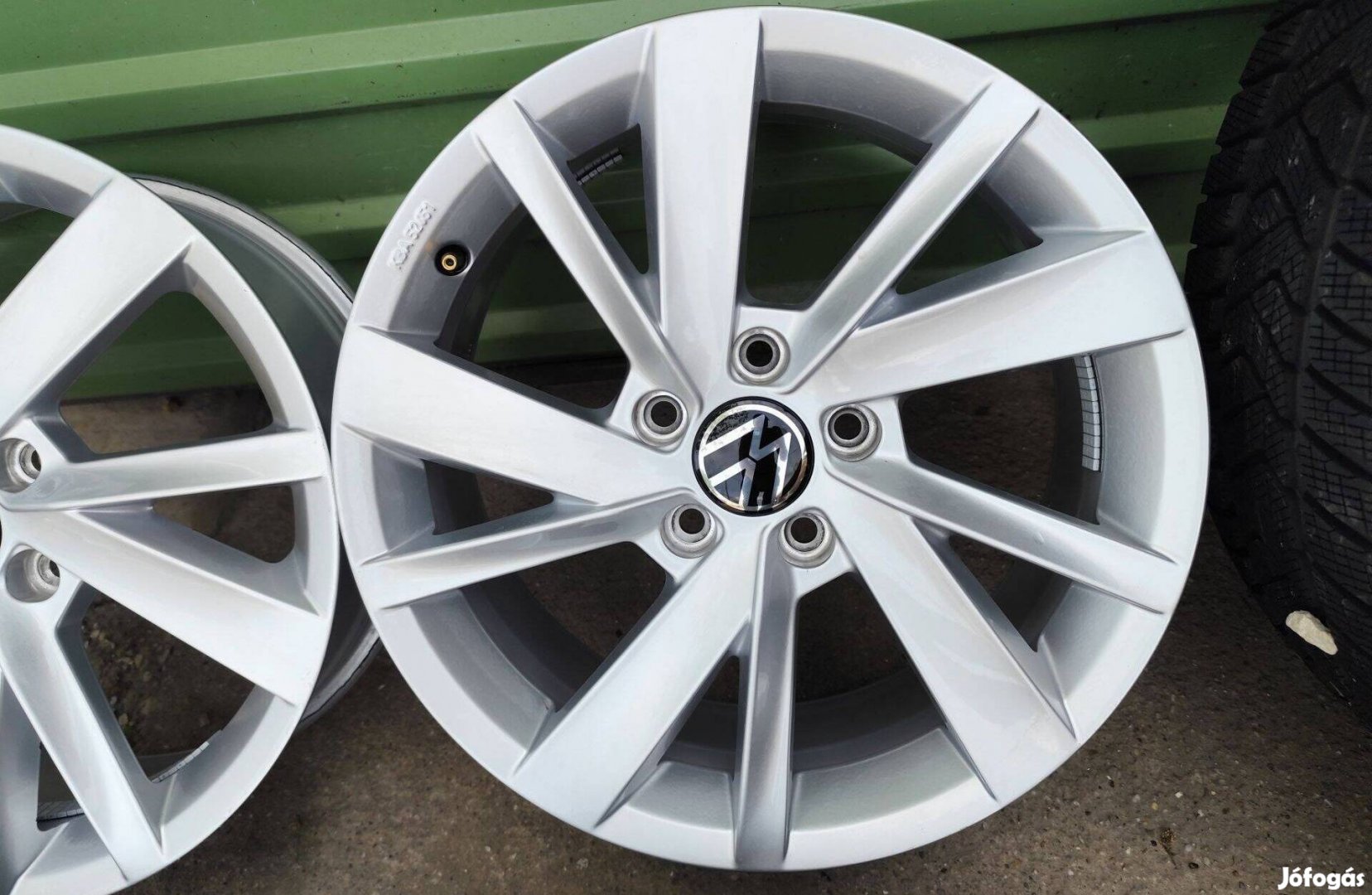 VW golf touran caddy gyári alufelni 5x112 17"