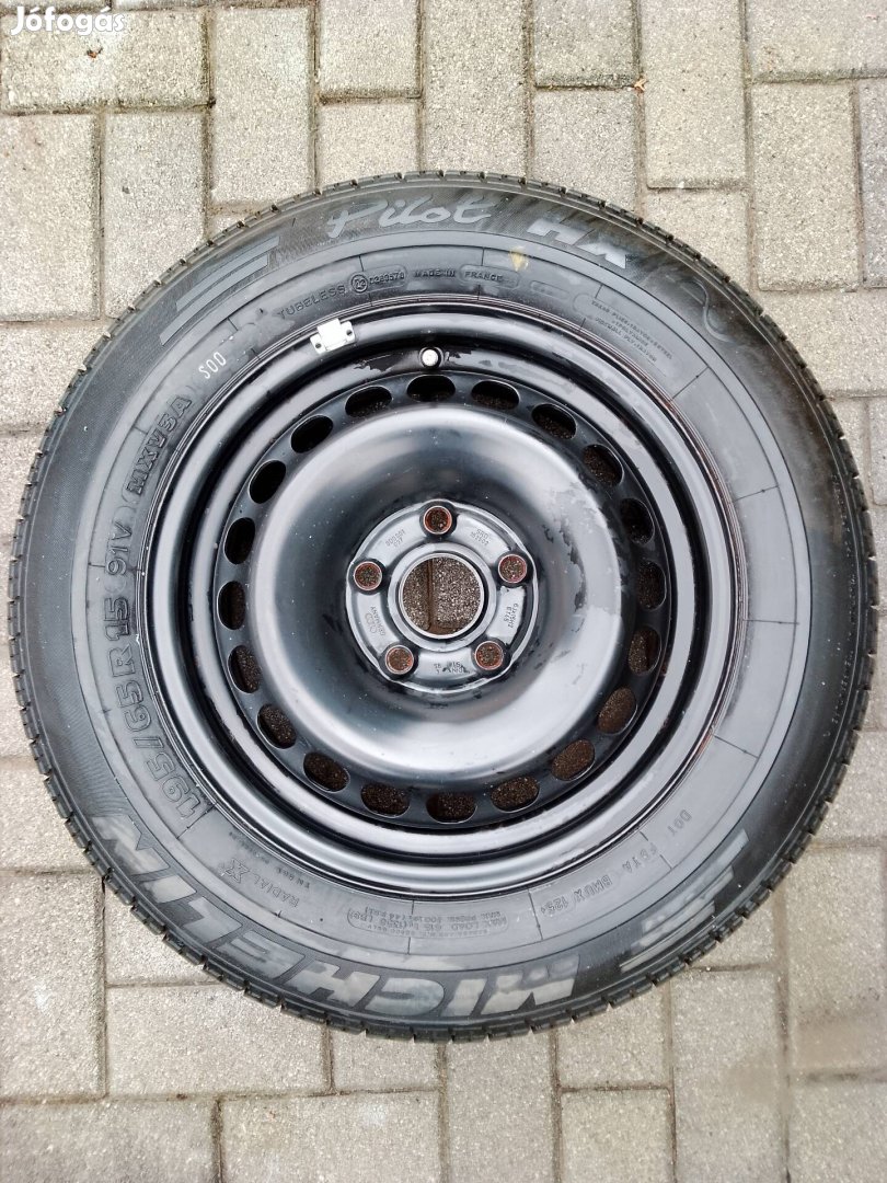 VW gyári 5x112x15"ET45 felnivel,pótkerék,új