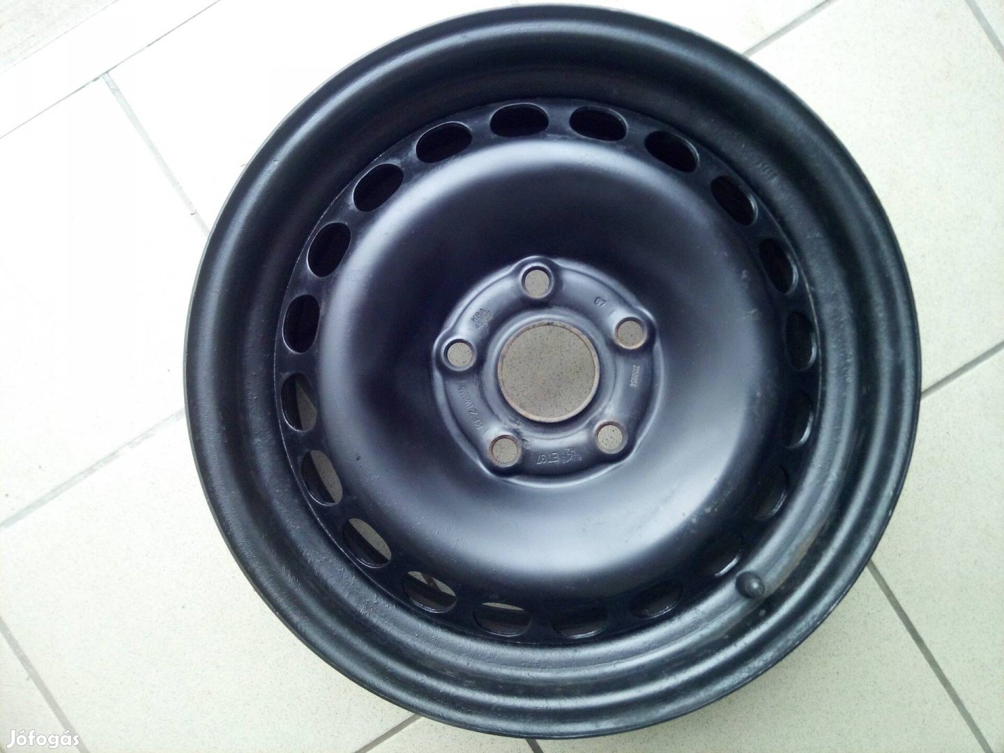 VW gyári 5x112x15" ET37 acélfelnik