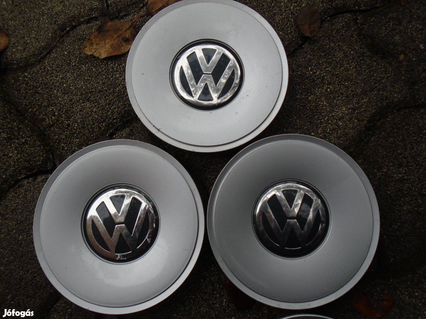 VW gyári alufelni közép / felni kupak / porvédő (3 db!!!)
