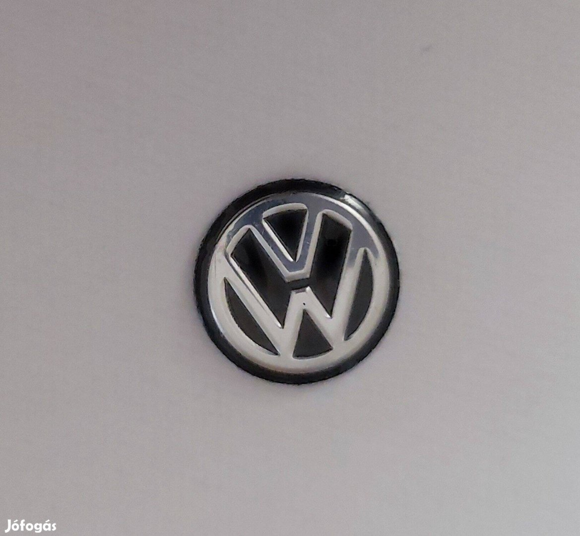 VW indítókulcs (autó kulcs) embléma ezüst 14 mm-es