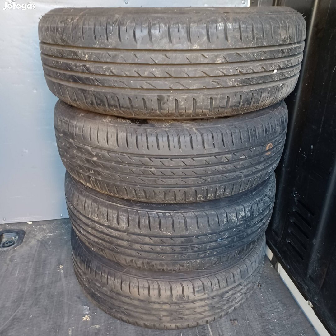 VW lemezfelni 185/60R15 nyári gumi eladó