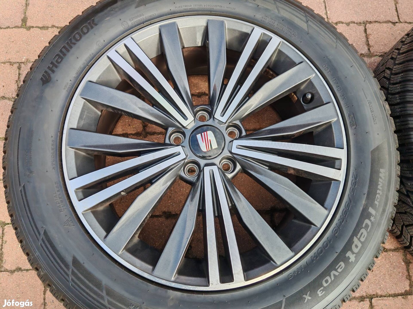 VW tiguan gyári 18col alufelni 225/55r18 téli seat skoda
