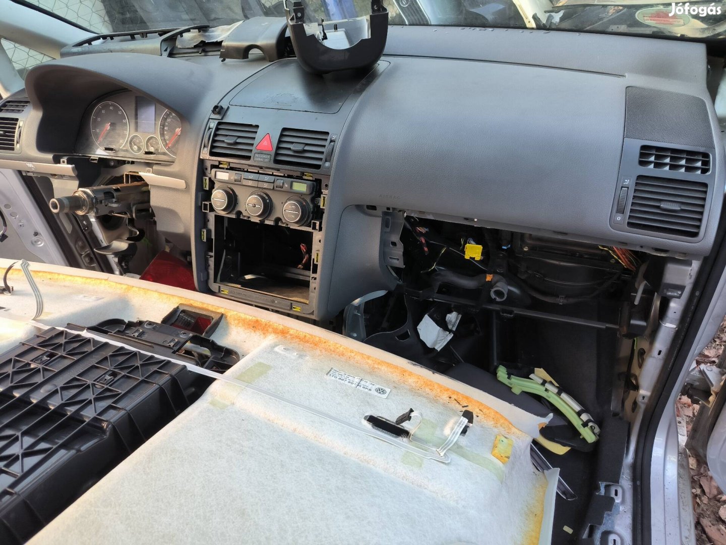 VW touran légzsák szett műszerfal párna legzsakkal