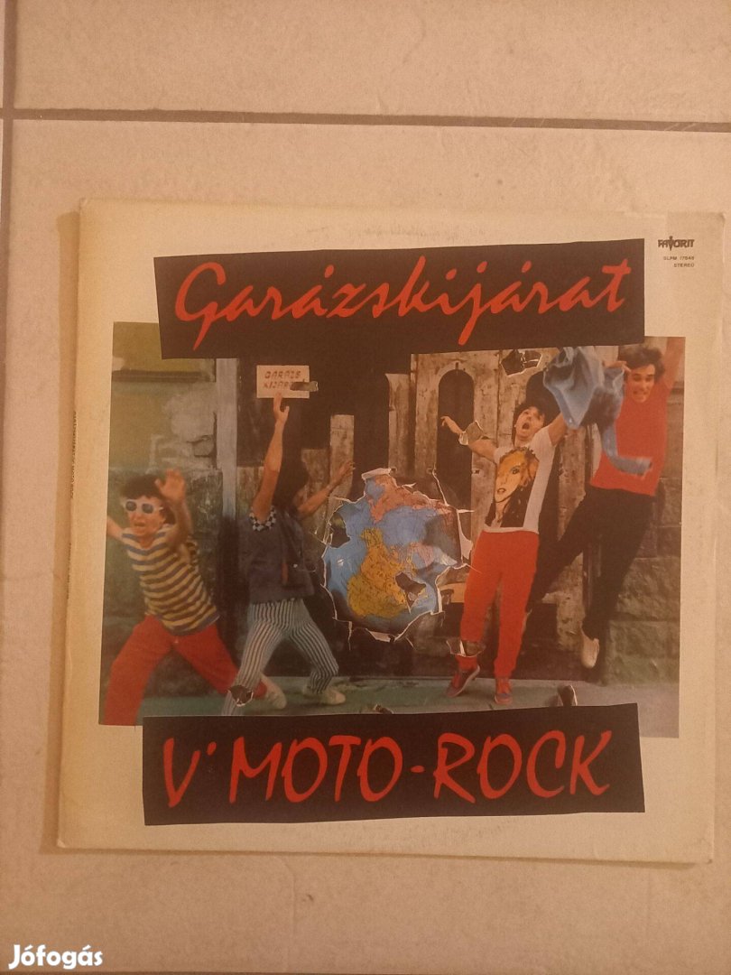 V'Moto-rock bakelit lemez