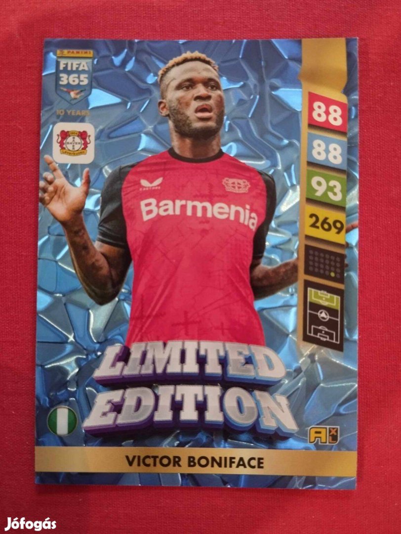 V. Boniface (Leverkusen) FIFA 365 2025 Limited Edition focis kártya