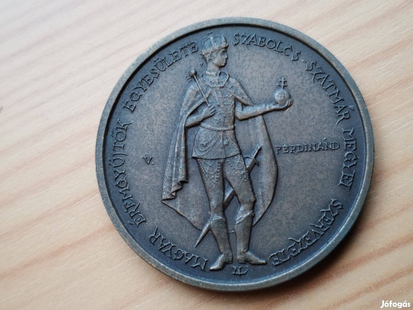 V. Ferdinánd Császár 1837-1987 Nyíregyháza Szabadalomlevel