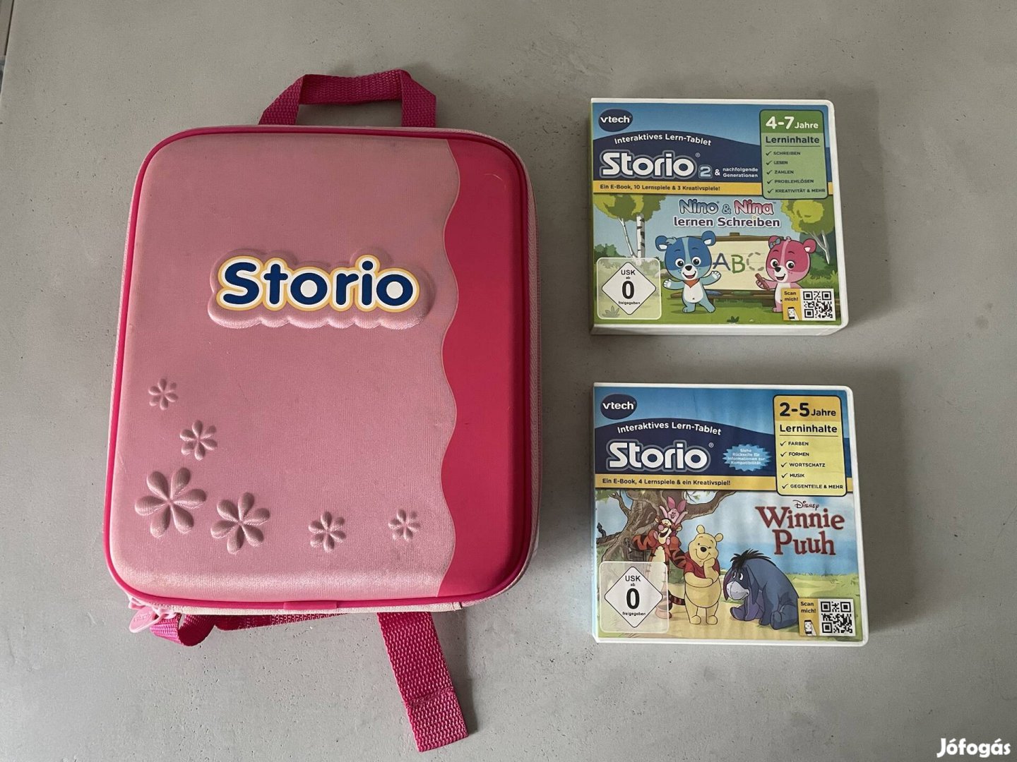 V-tech Storio 3 S + 3 Játék Kamerás Kézi Konzol Nintendo