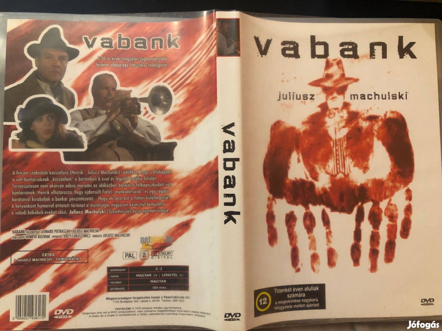 Vabank (karcmentes, ritkaság, Juliusz Machuulski) DVD