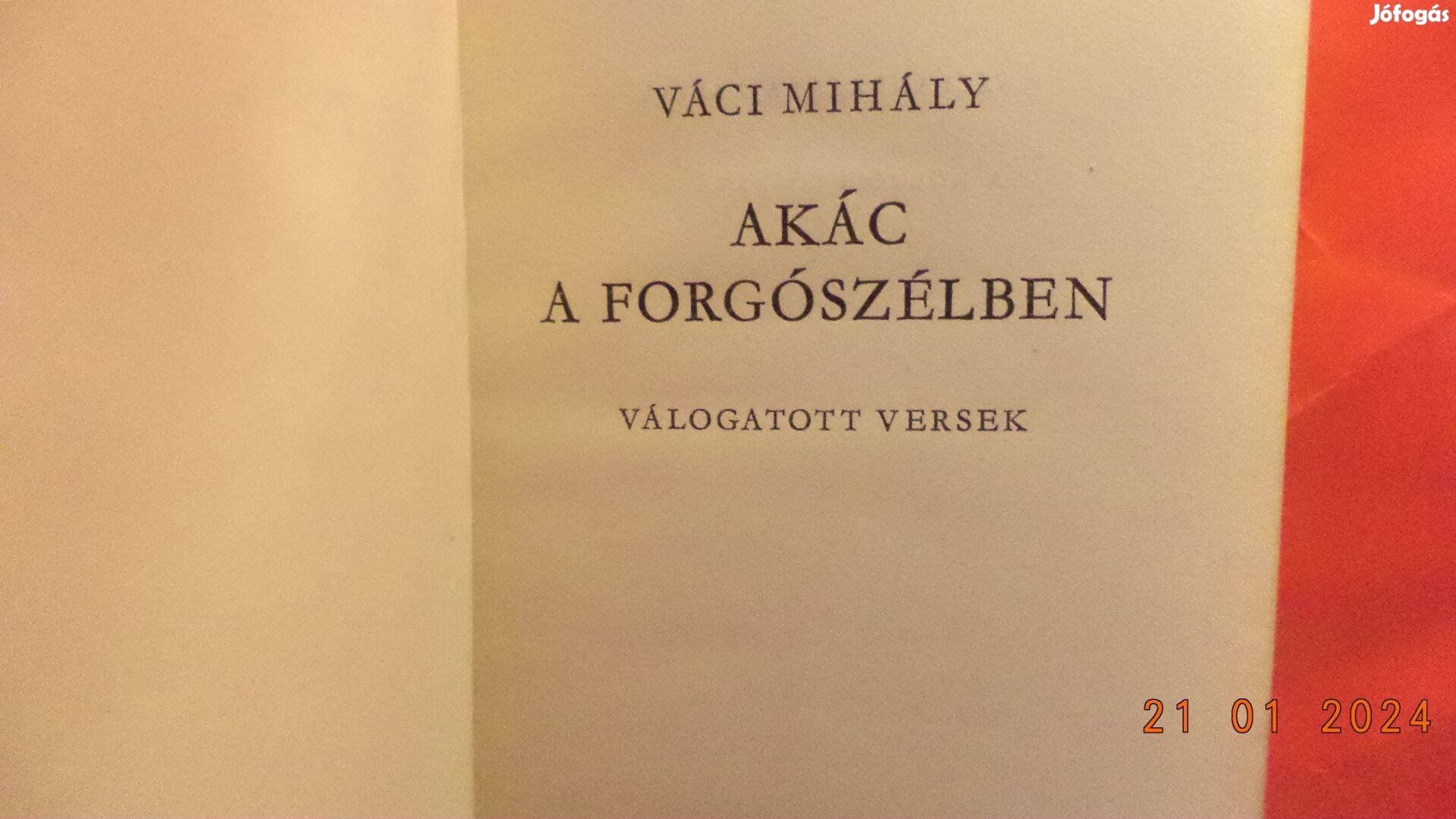 Váci Mihály: Akác a forgószélben