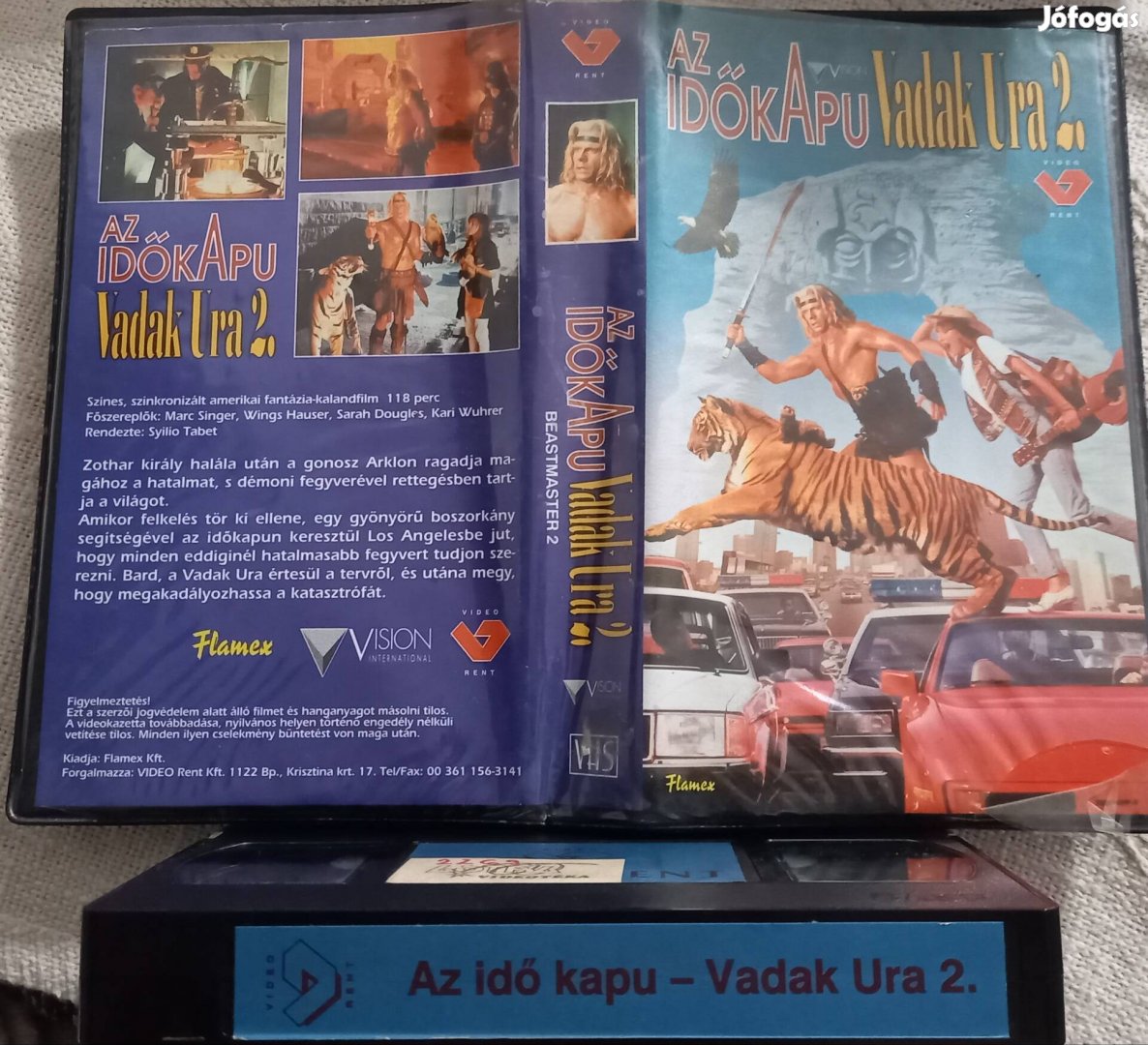 Vadak ura 2. - Időkapu - fantasy vhs - nagytok