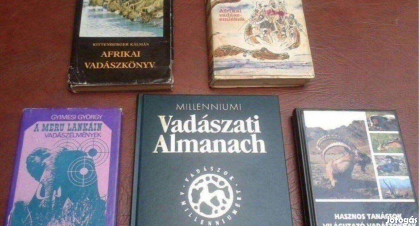 Vadász könyv almanach gyűjtemény