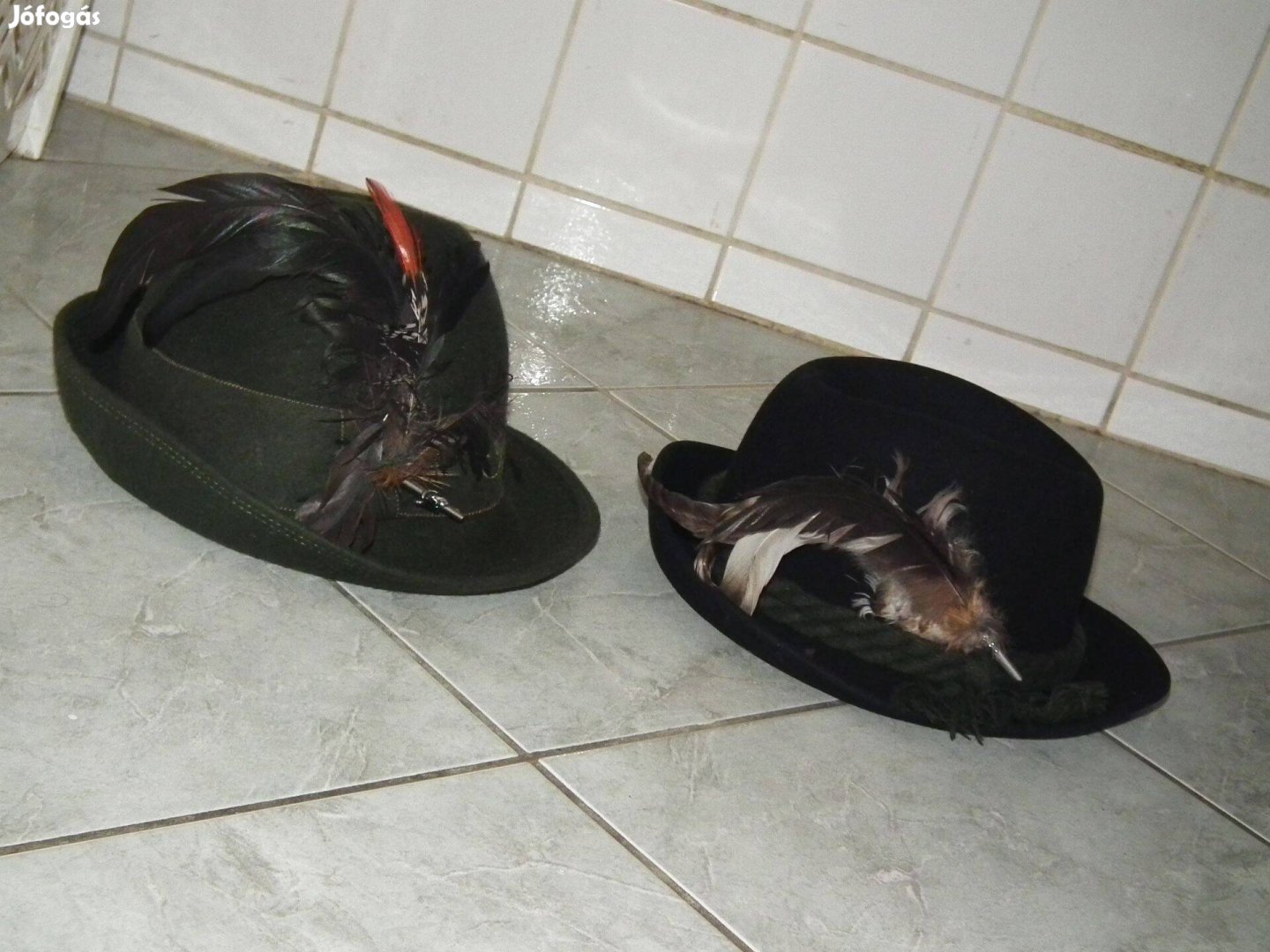 Vadászkalap kalap párban női/gyerek kis méret