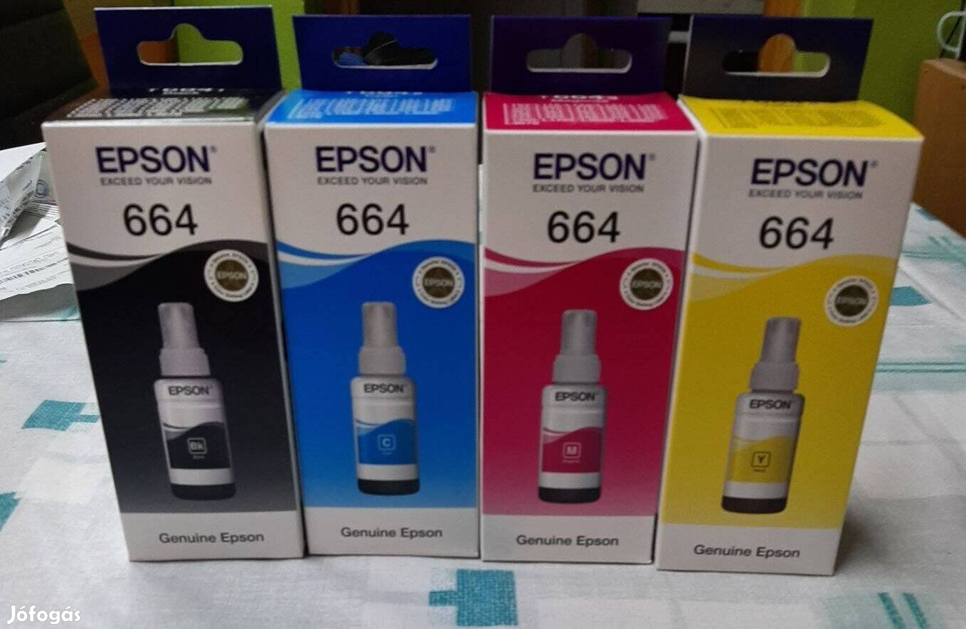 Vadiúj Epson 664 megapack nyomtatófesték készlet eladó