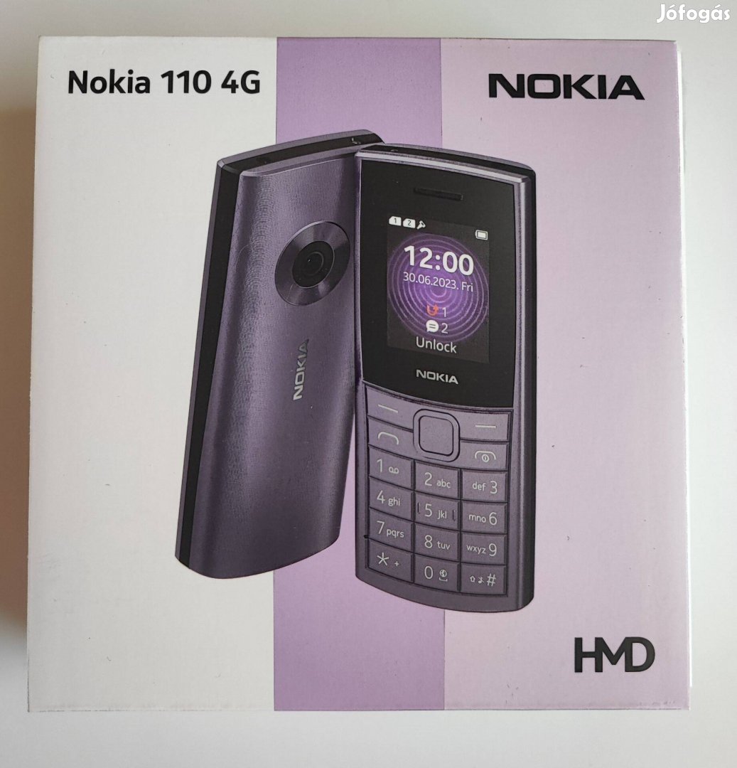 Vadiúj Nokia 110 4G Bontatlan csomagolásban!