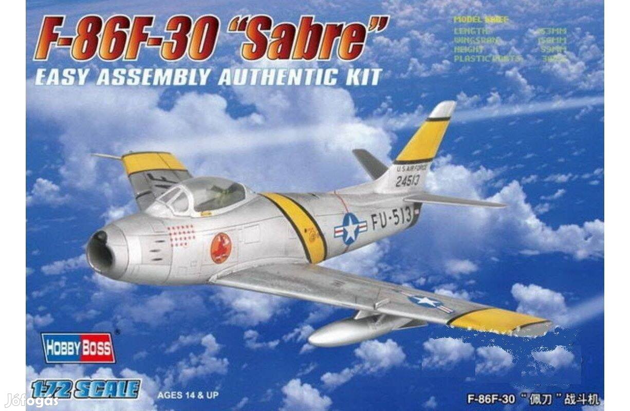 Vadiúj, 1:72 F-86 repülő makett ax69