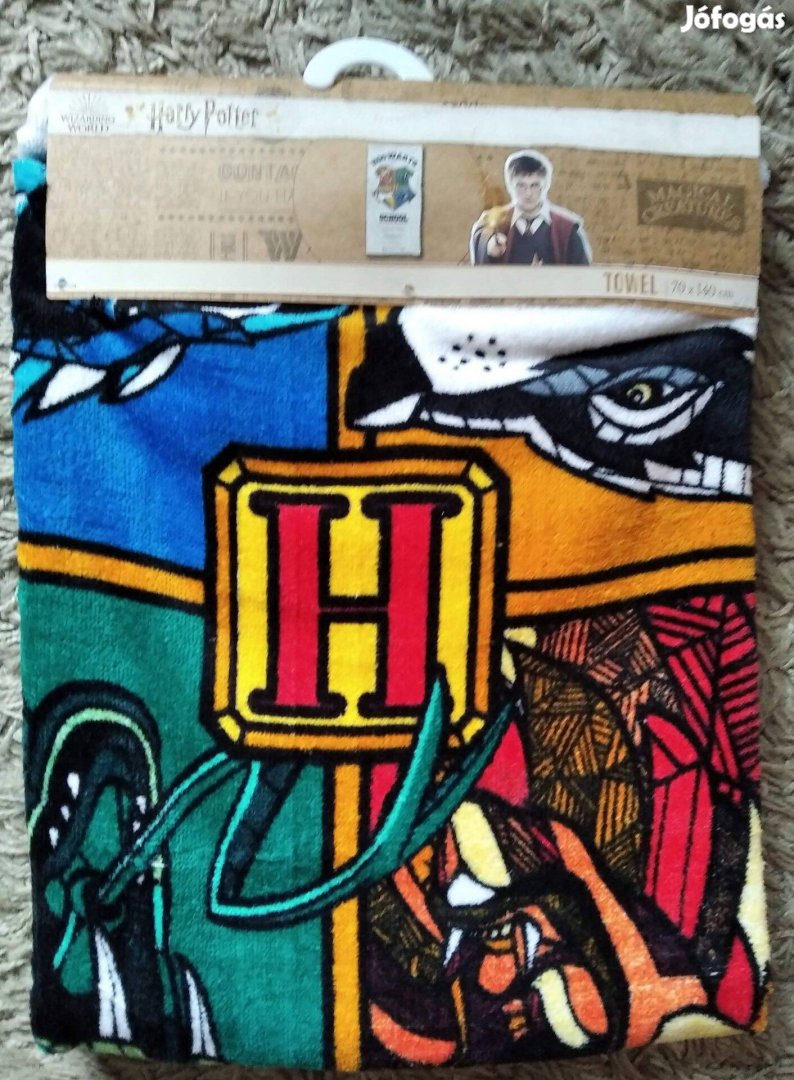 Vadiúj harry potter törölköző 70x140, minőségi, 100% pamut, öko tex