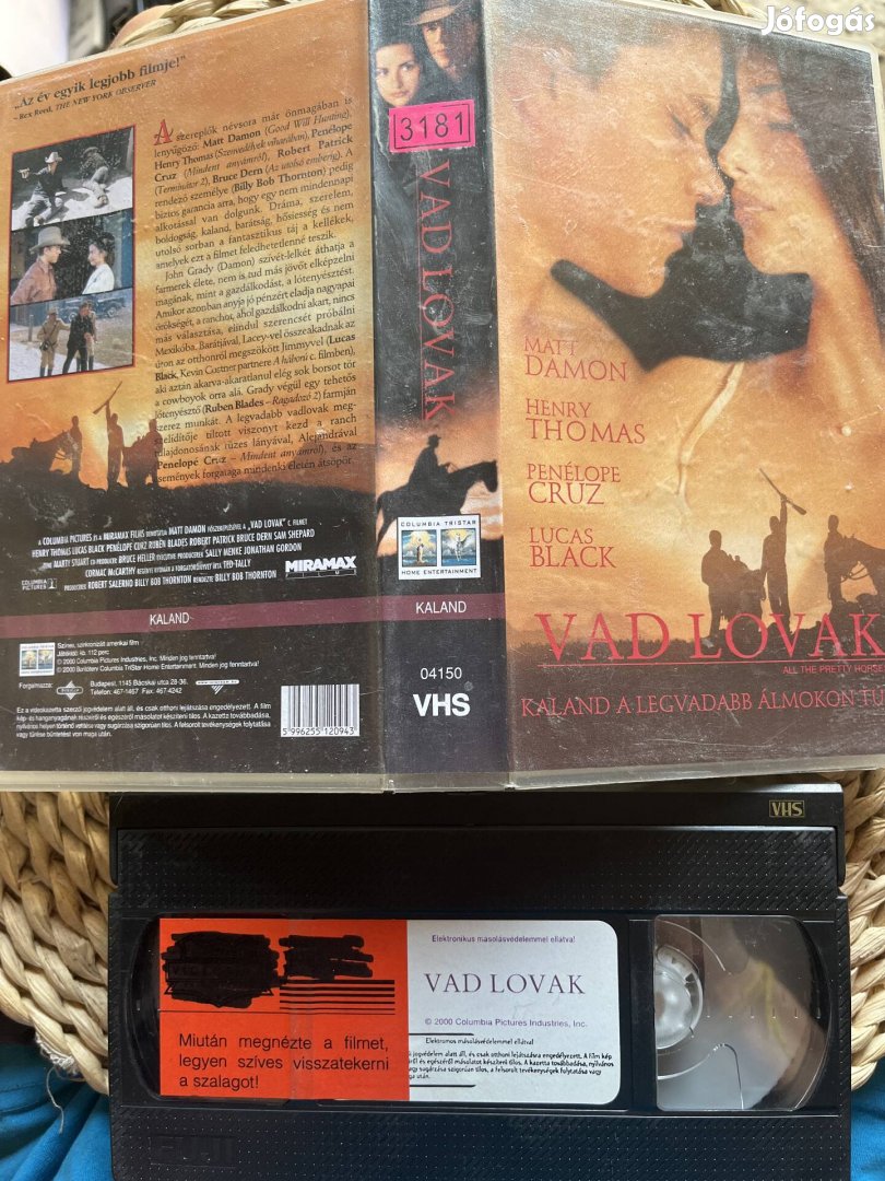 Vadlovak vhs kazetta