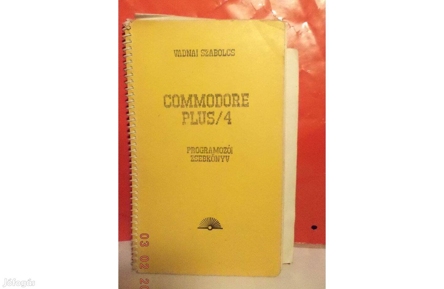 Vadnai Szabolcs: Commodore Plus/4 programozói zsebkönyv