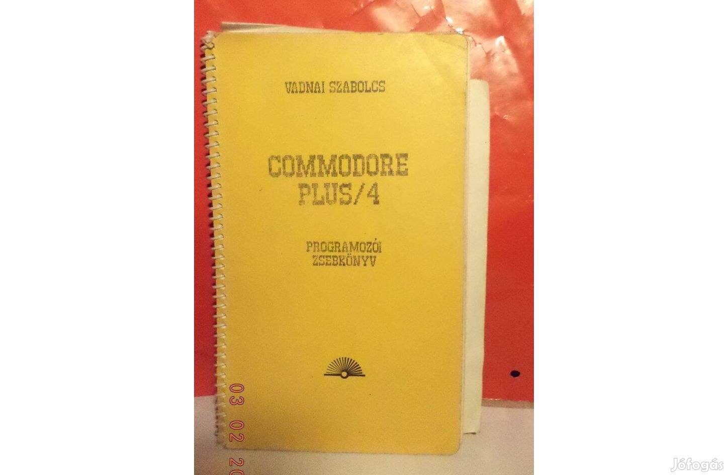 Vadnai szabolcs: Commodore Plus/4 programozói zsebkönyv