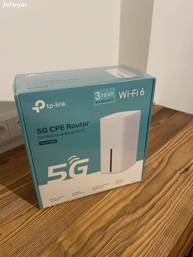 Vadonat új 5G vezeték nélküli Archer NX200 WIFI router