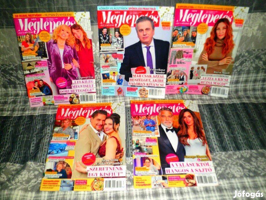 Vadonat ujj idei meglepetés magazinok 10 db