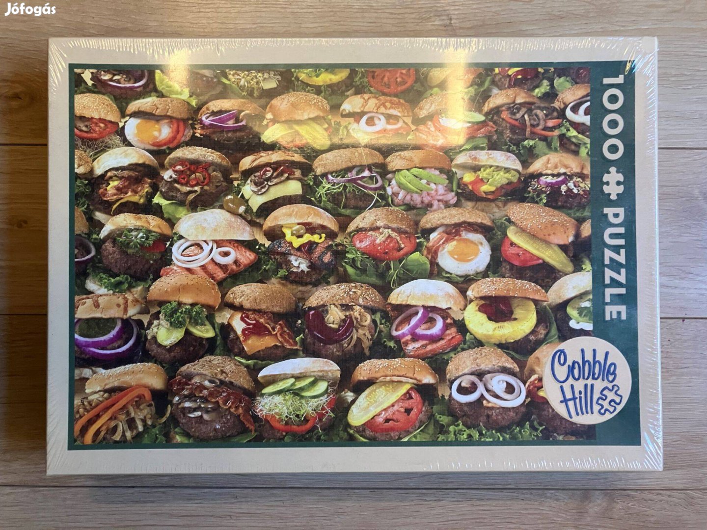 Vadonatúj 1000 darabos hamburgeres puzzle