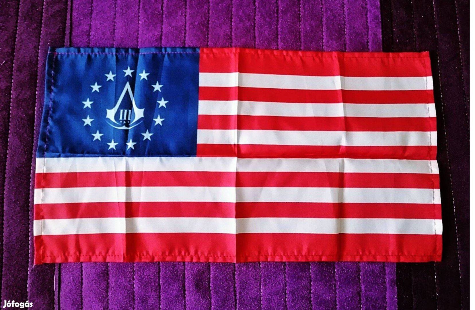 Vadonatúj Amerikai kicsi ( motoros, asztali) zászló