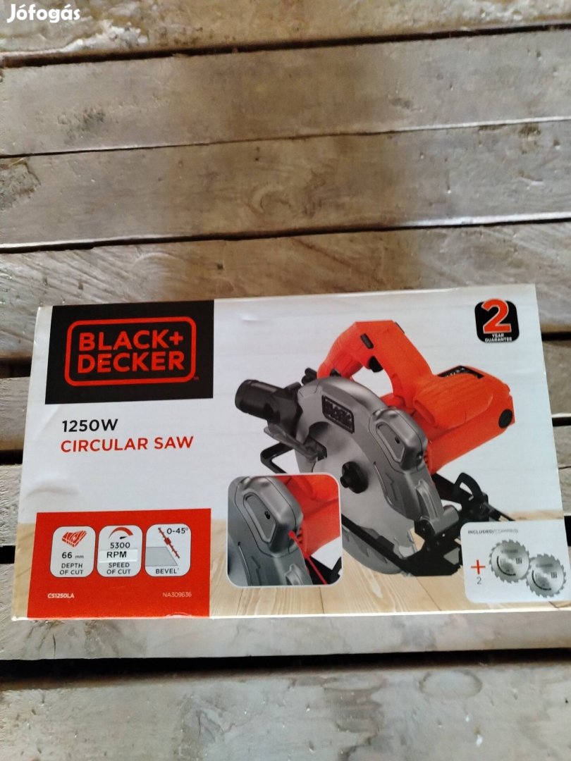 Vadonatúj Black&decker körfűrész 