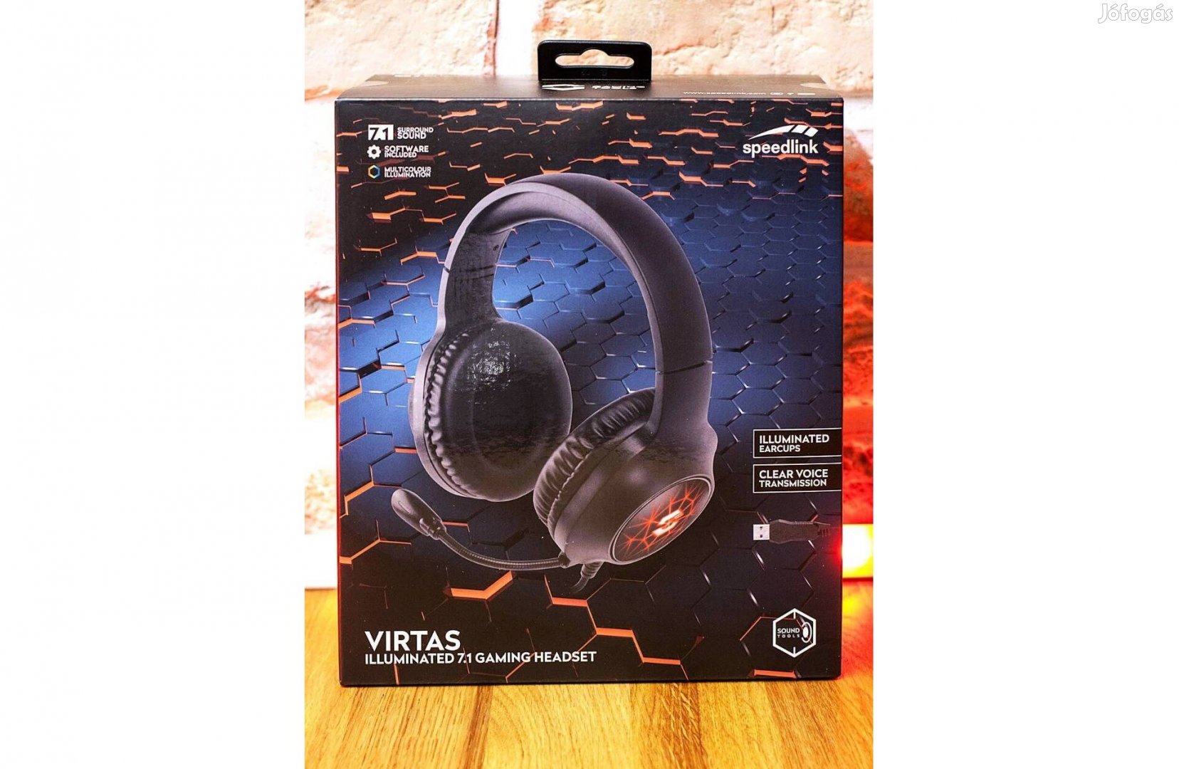 Vadonatúj Gaming Fejhallgató, - Speedlink Virtas 7.1 Headset