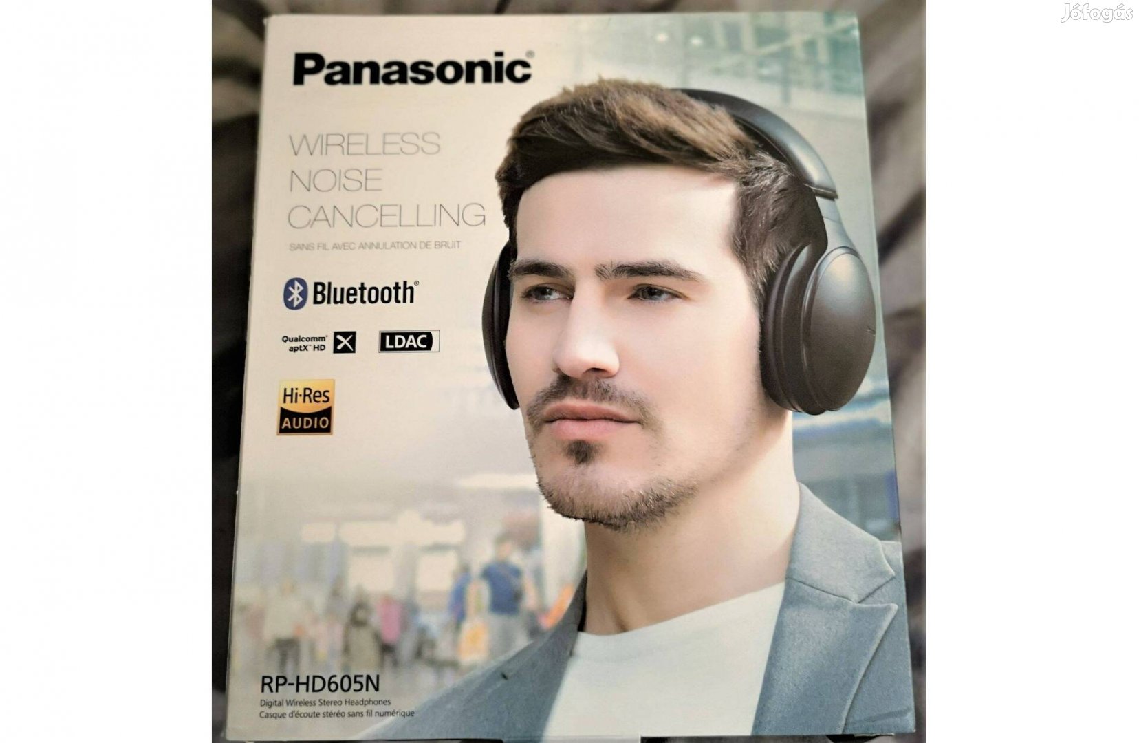 Vadonatúj Panasonic Bluetooth (+3.5 jack) aktív zajszűrős fejhallgató