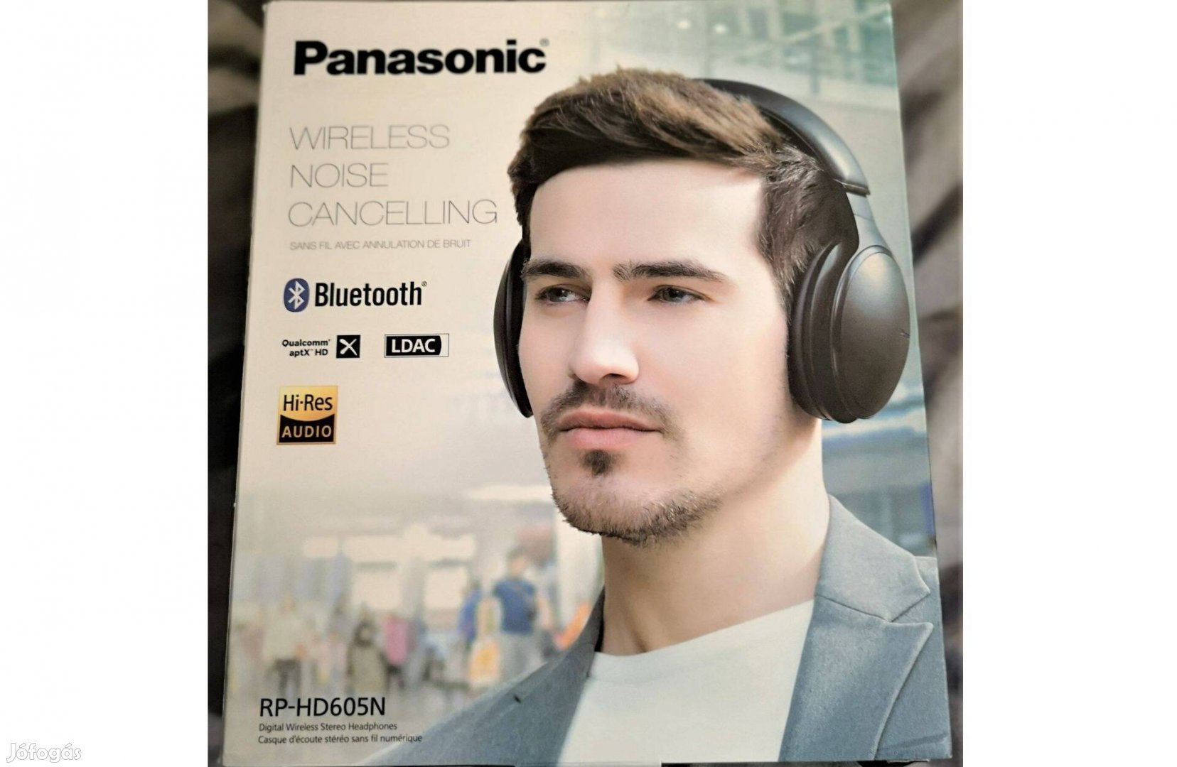 Vadonatúj Panasonic Bluetooth (+3.5 jack) aktív zajszűrős fejhallgató