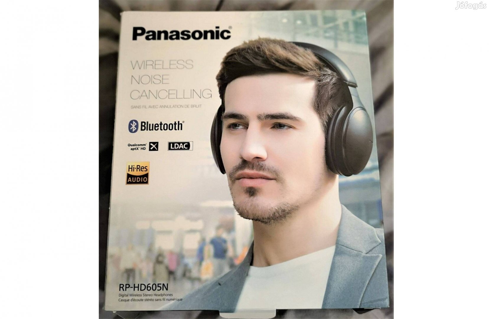 Vadonatúj Panasonic Bluetooth fejhallgató, aktív zajszűrő