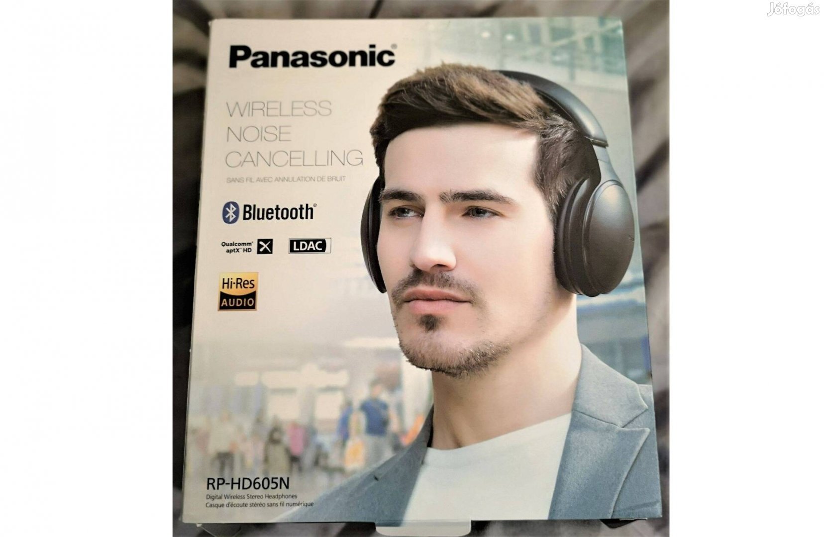 Vadonatúj Panasonic Bluetooth fejhallgató, aktív zajszűrő