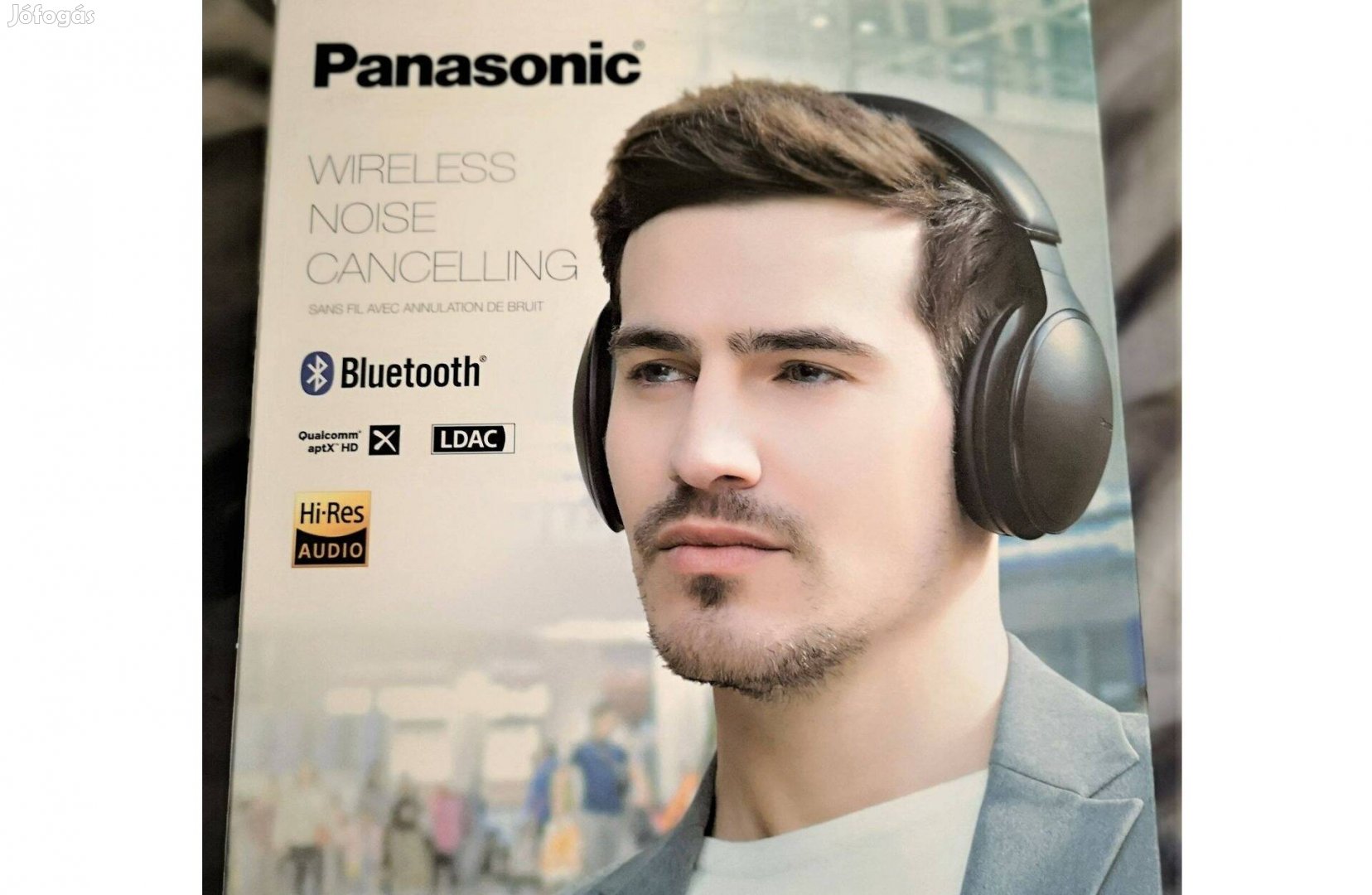 Vadonatúj Panasonic RP-HD605N aktív zajszűrős, Bluetooth fejhallgató !