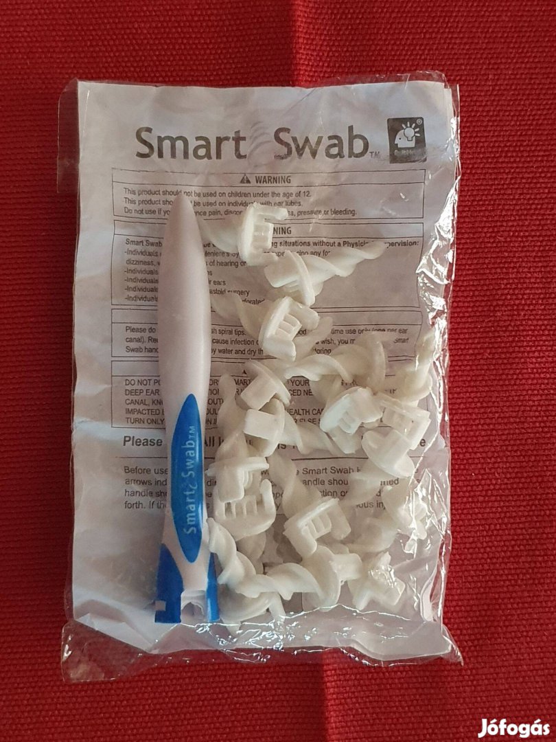 Vadonatúj Smart Swab fültisztító szett 16 db cserélhető szilikon fejje