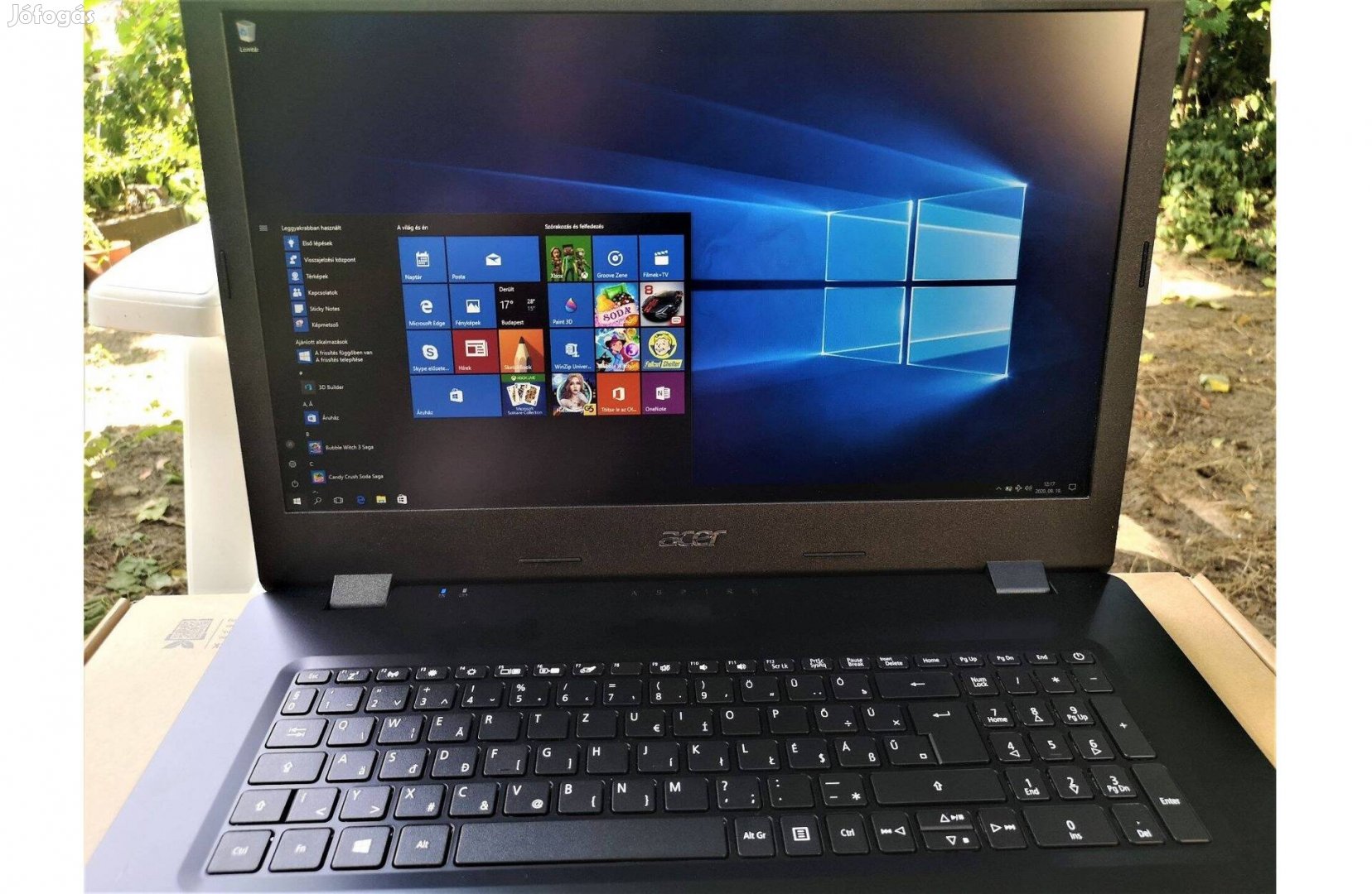 Vadonatúj, 15.6" Acer bivalyerős laptop, 1 TB SSD, WIN 11, 2 év gari